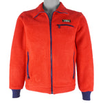 LL Bean - Red Fleece Sweatshirt 1990s Medium Vintage Retro
