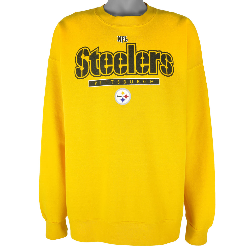 NFL - Pittsburgh Steelers Crew Neck Sweatshirt 2000s XX-Large Vintage Retro Football