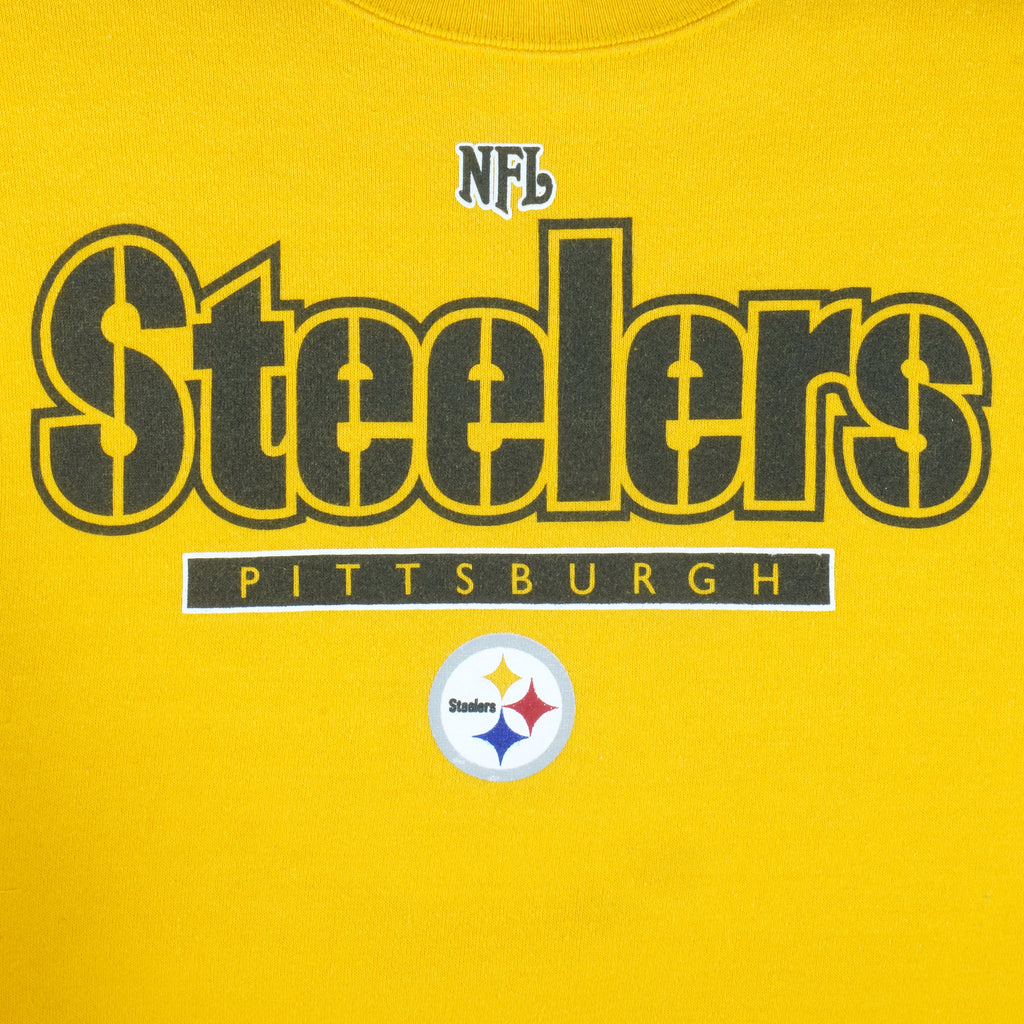 NFL - Pittsburgh Steelers Crew Neck Sweatshirt 2000s XX-Large Vintage Retro Football