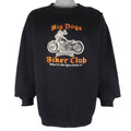 Vintage - Big Dogs Bikers Club Embroidered Sweatshirt 2000s X-Large