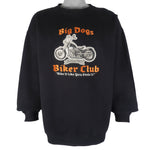 Vintage - Big Dogs Bikers Club Embroidered Sweatshirt 2000s X-Large