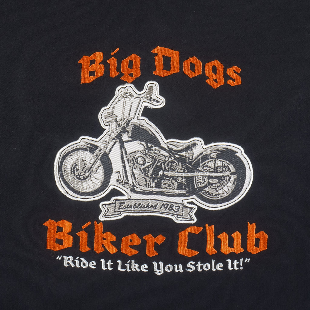 Vintage - Big Dogs Bikers Club Embroidered Sweatshirt 2000s X-Large