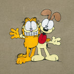 Vintage (Lee) - Garfield & Odie Embroidered Crew Neck Sweatshirt 1990s XX-Large