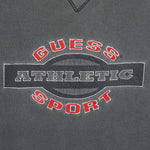 Guess - Athletic Sport Embroidered Crew Neck Sweatshirt 1980s Large Vintage Retro