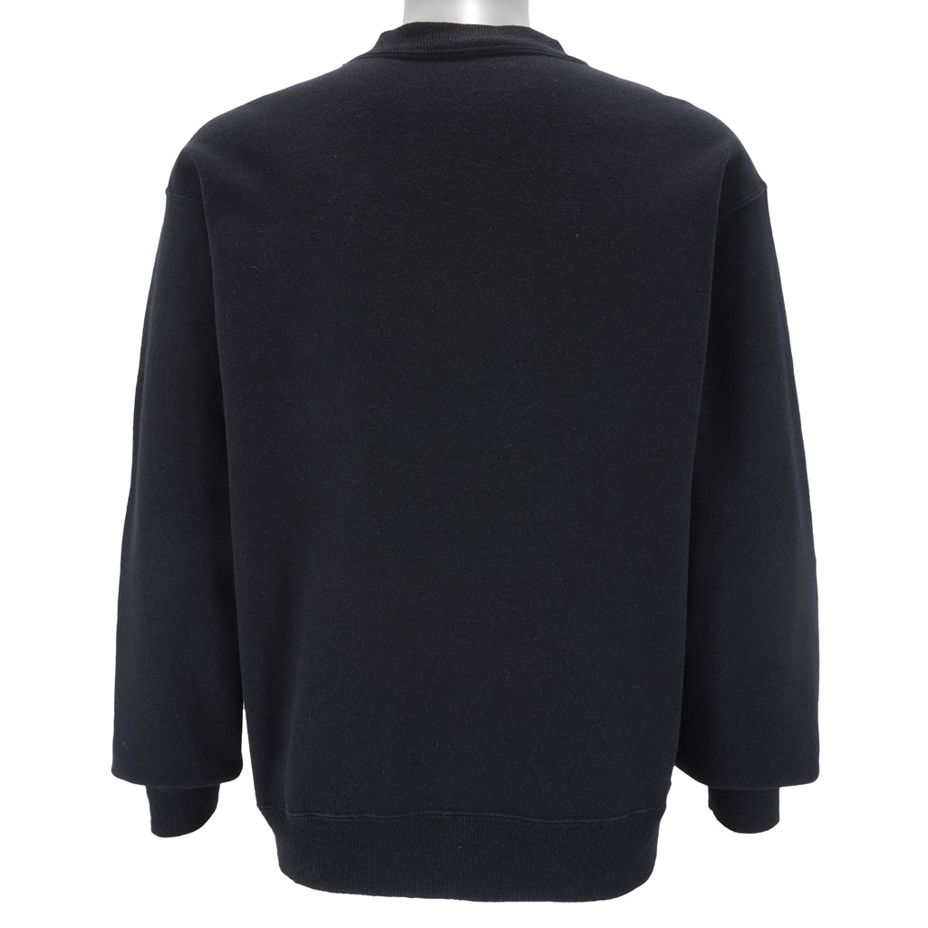 NCAA (Hanes) - Northwestern Wildcats Crew Neck Sweatshirt 1990s Large Vintage Retro Football College