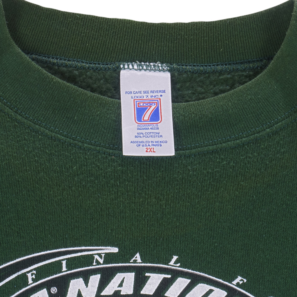 NCAA (Logo 7) - Michigan State Spartans Crew Neck Sweatshirt 2000 XX-Large