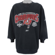 Reebok (NFL) - Tampa Bay Buccaneers NFC Champs Sweatshirt 2002 Large Vintage Retro Football