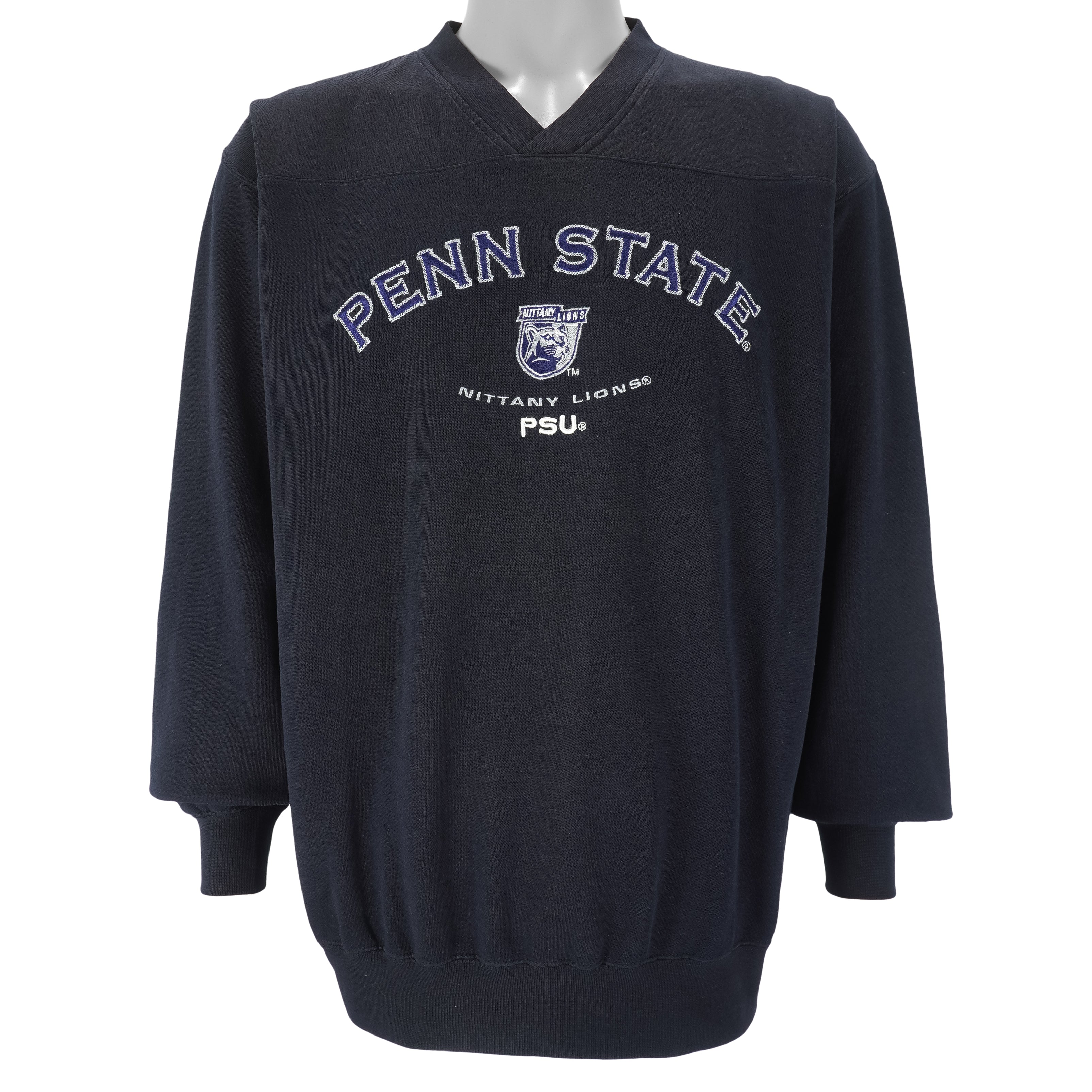 NCAA (Lee) - Penn State Nittany Lions Crew Neck Sweatshirt 1990s Large Vintage Retro