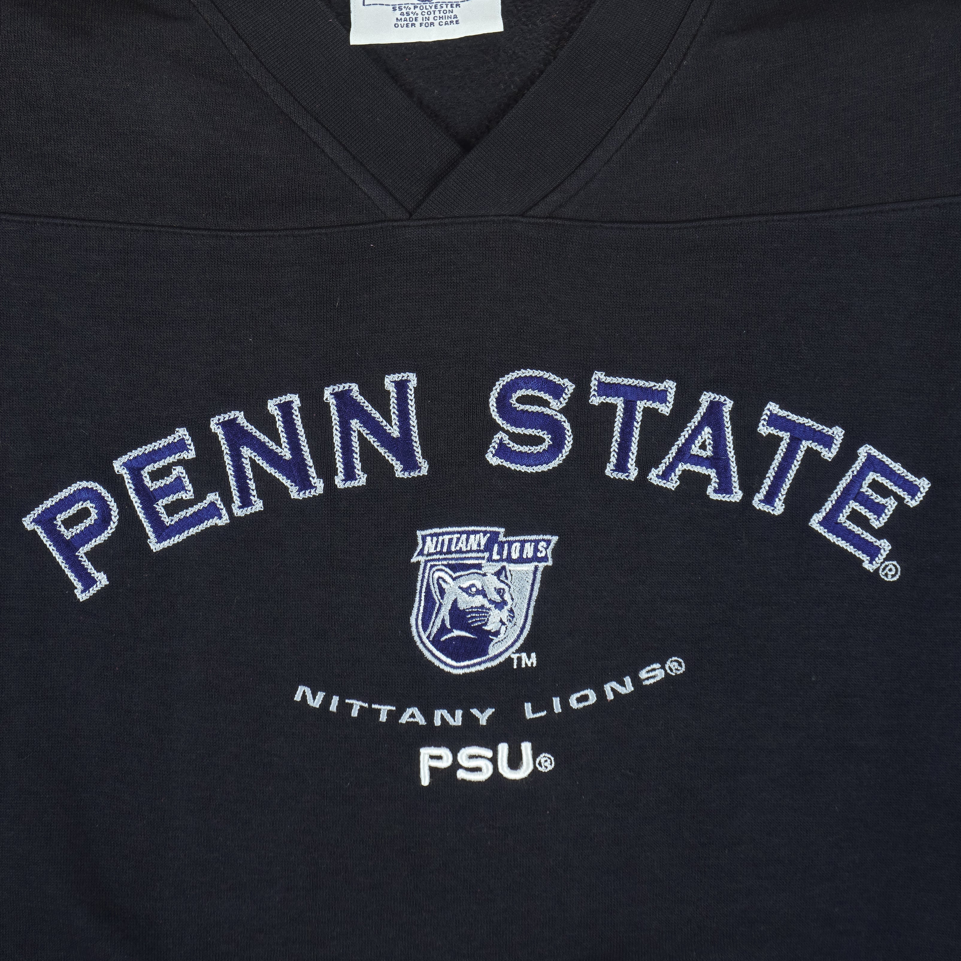 NCAA (Lee) - Penn State Nittany Lions Crew Neck Sweatshirt 1990s Large Vintage Retro