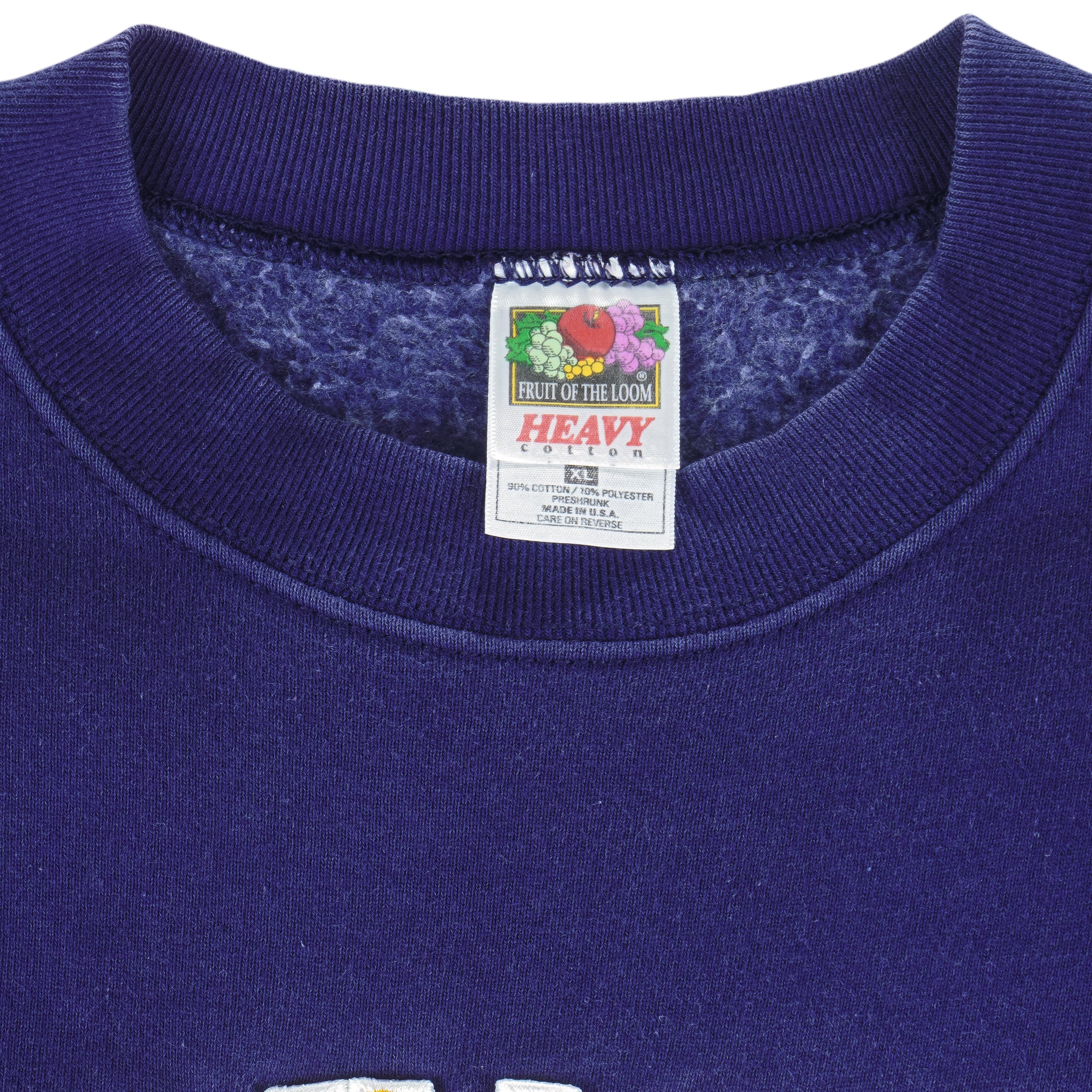 NCAA - Michigan Wolverines Embroidered Crew Neck Sweatshirt 1990s X-Large