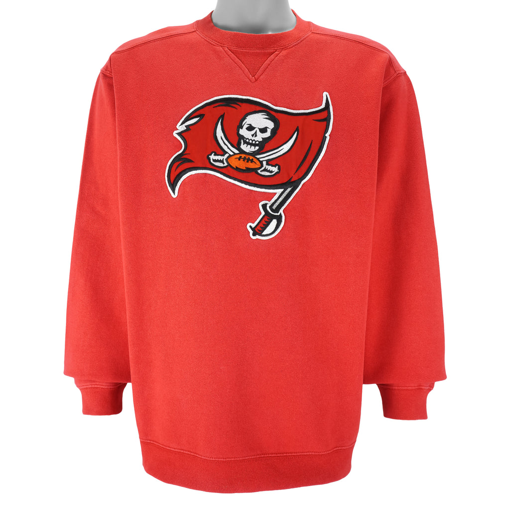 Reebok - Tampa Bay Buccaneers Pirates Flag Sweatshirt 1990s Medium