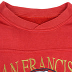 NFL - San Francisco 49ers Embroidered Crew Neck Sweatshirt 1990s XX-Large Vintage Retro Football
