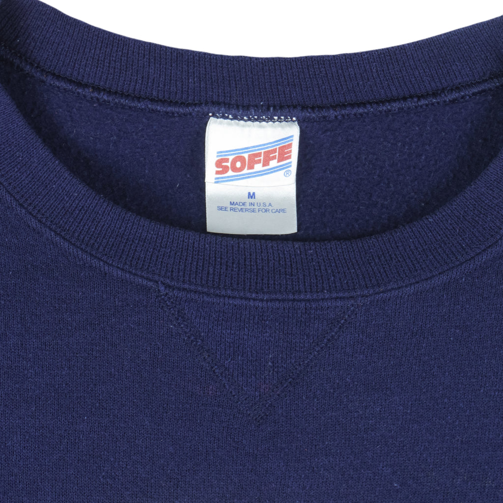 Vintage (Soffe) - US Navy Crew Neck Sweatshirt 1990s Medium Vintage Retro