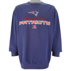 NFL - New England Patriots Embroidered Sweatshirt 2000s X-Large Vintage Retro