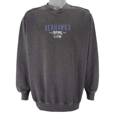 NFL - Seattle Seahawks Crew Neck Sweatshirt 1990s X-Large