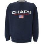 Ralph Lauren (Chaps) - Embroidered Crew Neck Sweatshirt 1990s Medium Vintage Retro