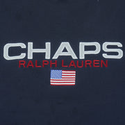 Ralph Lauren (Chaps) - Embroidered Crew Neck Sweatshirt 1990s Medium Vintage Retro
