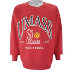 NCAA (Lee) - UMass Minutemen Crew Neck Sweatshirt 1990s Medium