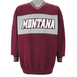 NCAA (Lee) - Montana Grizzlies Football Embroidered Sweatshirt 1990s Large