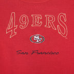 NFL (Lee) - San Francisco 49ers Embroidered Sweatshirt 1990s Large Vintage Retro Football