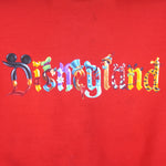 Disney - Disneyland Crew Neck Sweatshirt 1990s Large Vintage Retro