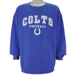 Reebok - Indianapolis Colts Embroidered Crew Neck Sweatshirt 1990s X-Large
