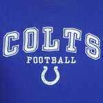 NFL (Reebok) - Indianapolis Colts Embroidered Crew Neck Sweatshirt 1990s X-Large Vintage Retro Football