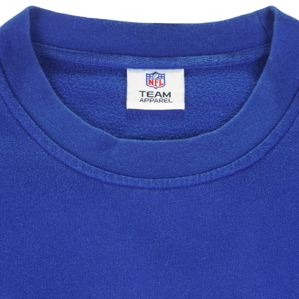 NFL (Team Apparel)- Indianapolis Colts Embroidered Sweatshirt 1990s XX-Large Vintage Retro Football
