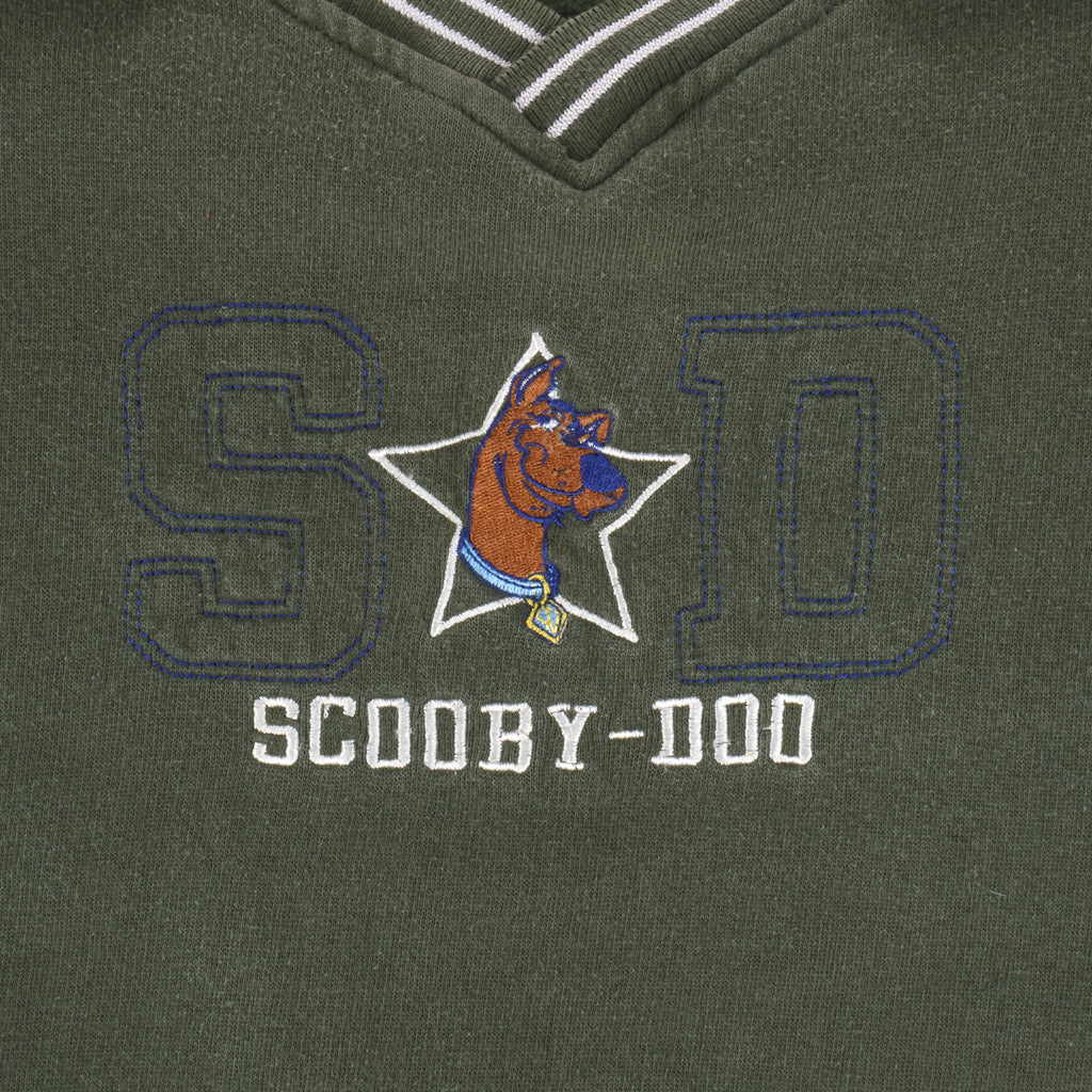 Vintage (Cartoon Network) - Scooby-Doo Embroidered Sweatshirt 1990s Large Vintage Retro