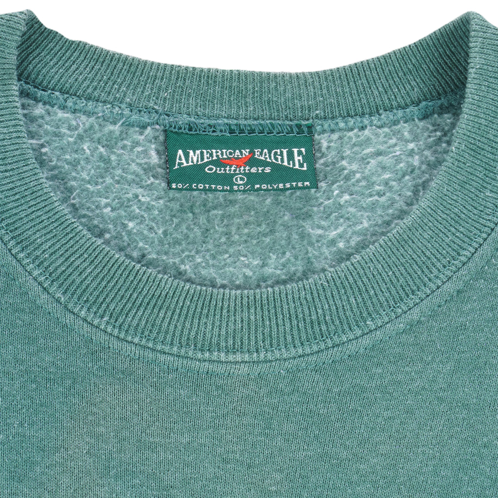 Vintage (American Eagle) - Navajo Territory Crew Neck Sweatshirt 1990s Large Vintage Retro