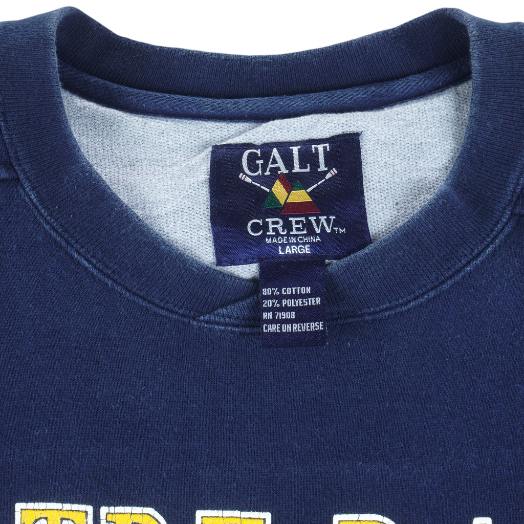 NCAA (Galt) - Notre Dame Fighting Irish Crew Neck Sweatshirt 1990s Large Vintage Retro College