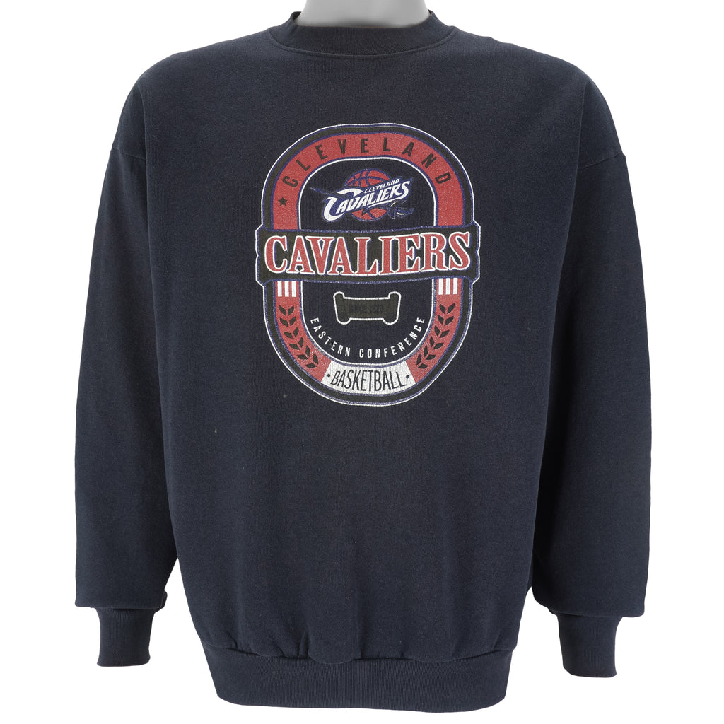 NBA (Tultex) - Cleveland Cavaliers Crew Neck Sweatshirt 1990s Large Vintage Retro Basketball