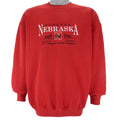 NCAA (PM) - Nebraska Huskers Champs Embroidered Sweatshirt 1997 Large Vintage Retro College