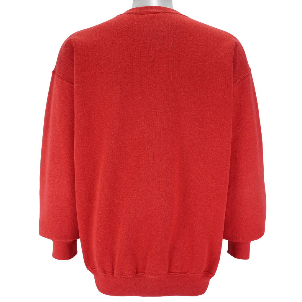 NCAA (PM) - Nebraska Huskers Champs Embroidered Sweatshirt 1997 Large Vintage Retro College