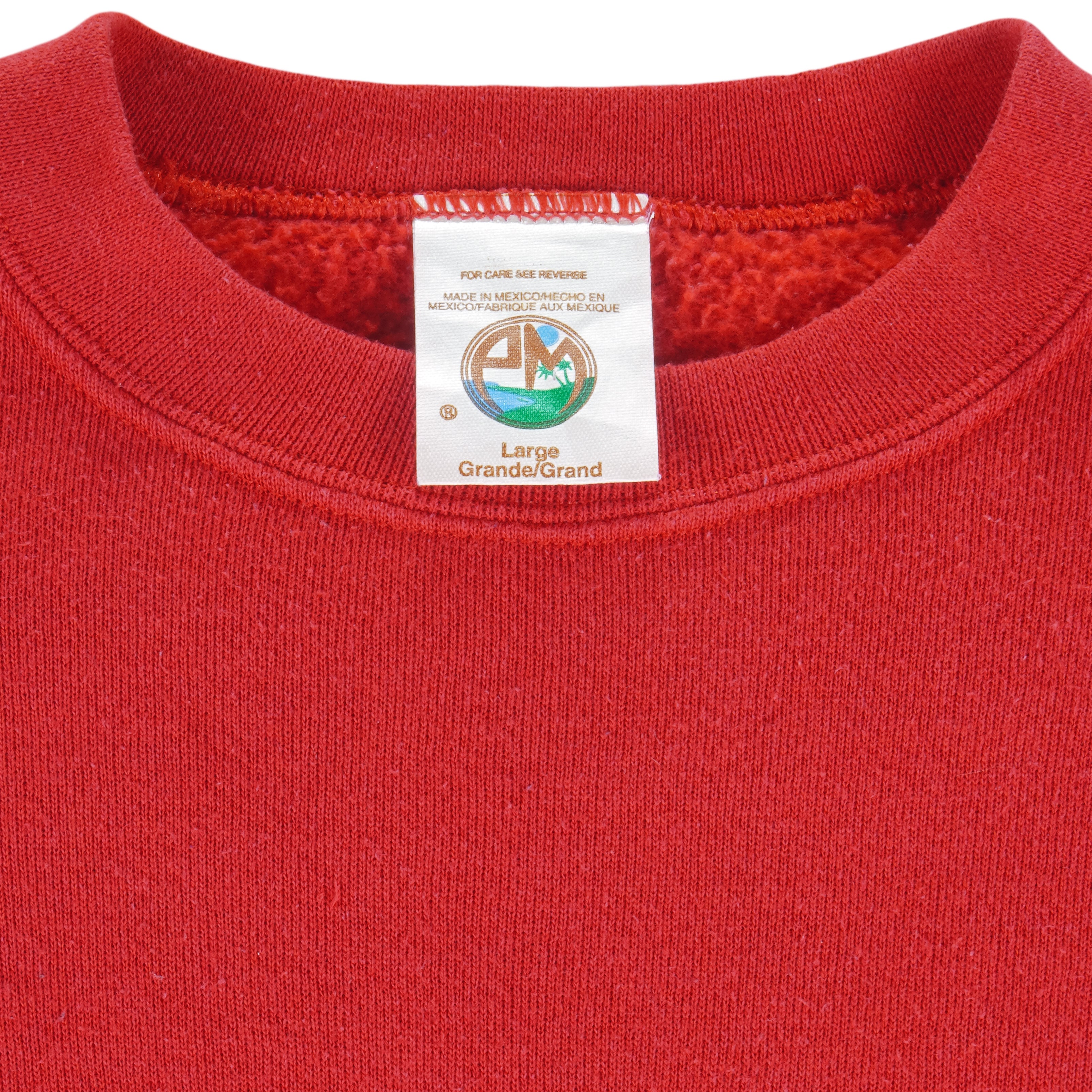 NCAA (PM) - Nebraska Huskers Champs Embroidered Sweatshirt 1997 Large Vintage Retro College