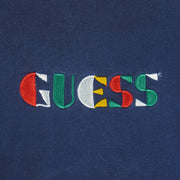 Guess - USA Embroidered Crew Neck Sweatshirt 1990s Large Vintage Retro