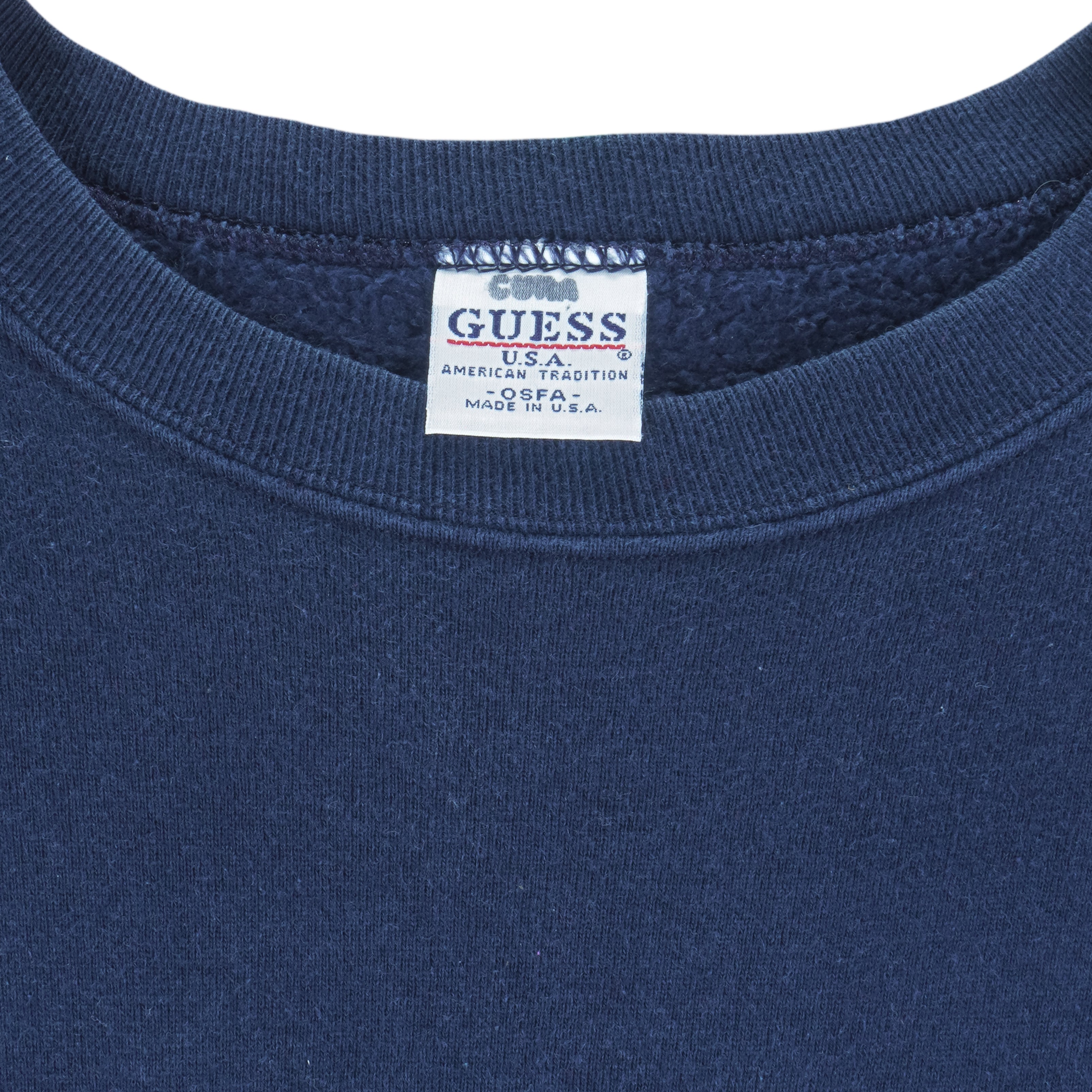 Guess - USA Embroidered Crew Neck Sweatshirt 1990s Large Vintage Retro