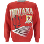NCAA (Tultex) - Indiana Hoosiers Crew Neck Sweatshirt 1990s Medium Vintage Retro College