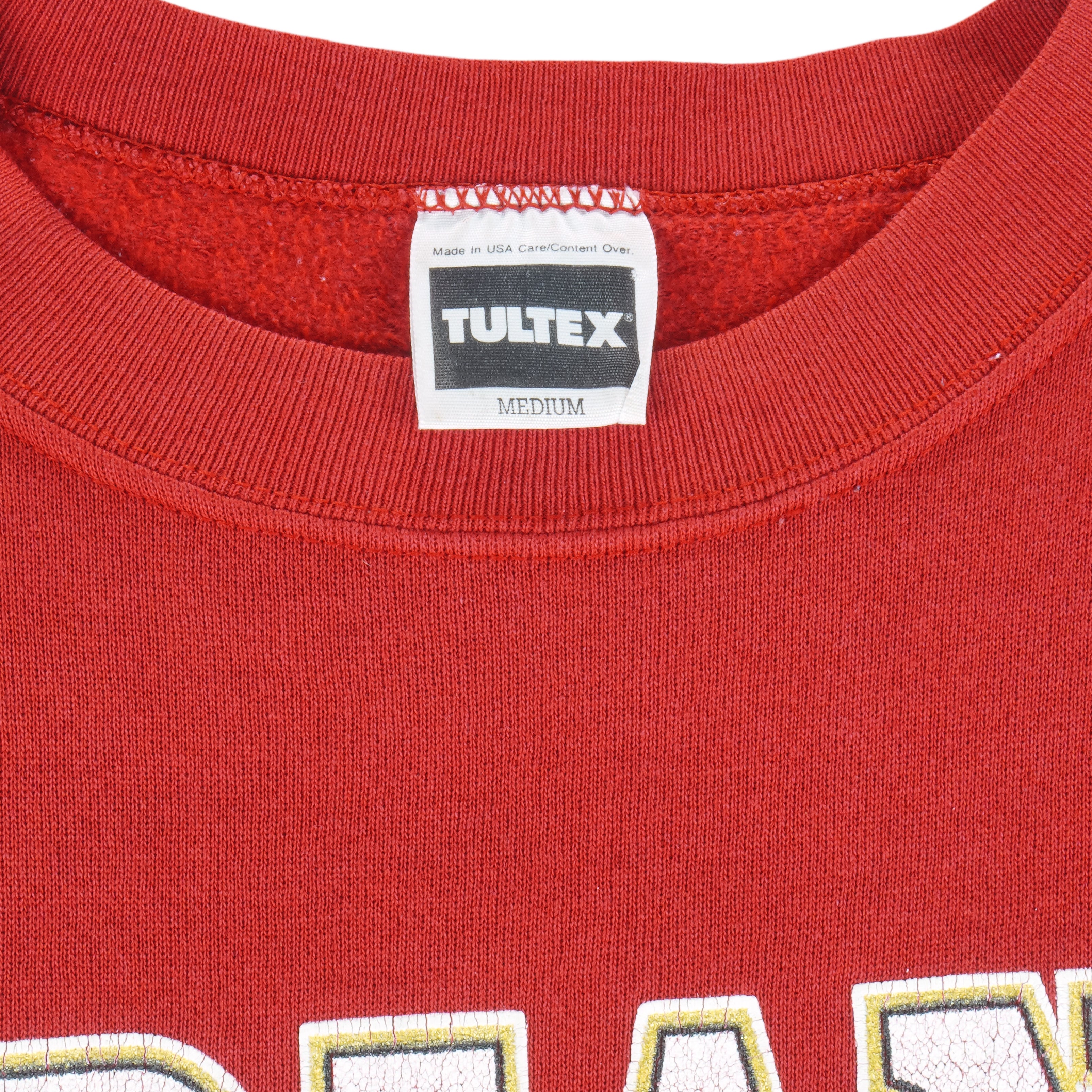 NCAA (Tultex) - Indiana Hoosiers Crew Neck Sweatshirt 1990s Medium Vintage Retro College