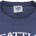 NFL (Lee) - Seattle Seahawks Crew Neck Sweatshirt 1990s Medium Vintage Retro Football