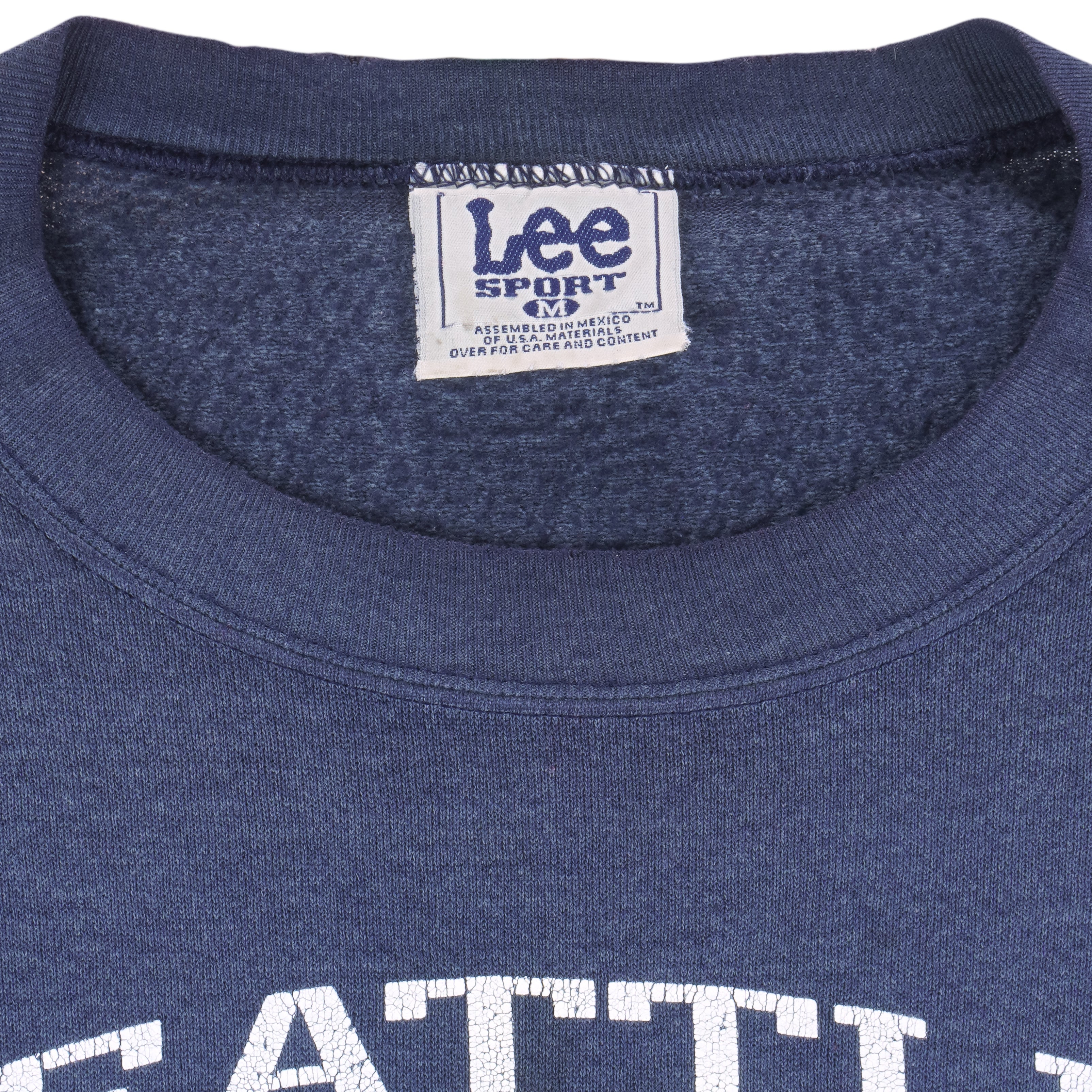 NFL (Lee) - Seattle Seahawks Crew Neck Sweatshirt 1990s Medium Vintage Retro Football