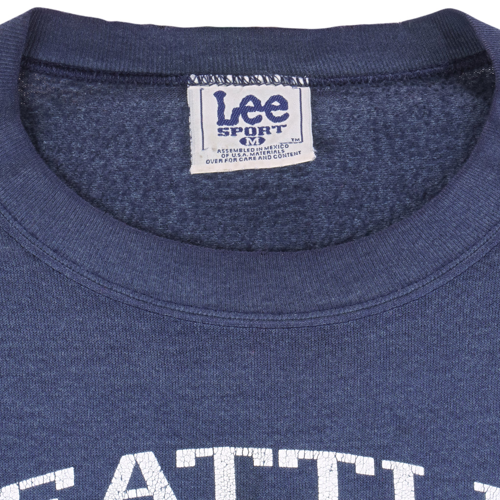 NFL (Lee) - Seattle Seahawks Crew Neck Sweatshirt 1990s Medium Vintage Retro Football