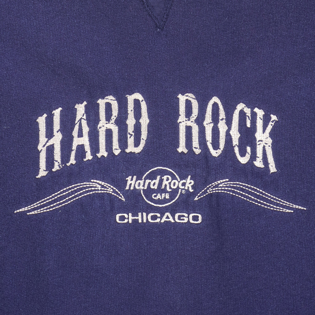 Vintage - Hard Rock Cafe, Chicago Crew Neck Sweatshirt 1990s XX-Large Vintage Retro 