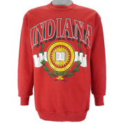 Vintage (Jostens) - Indiana University Crew Neck Sweatshirt 1990s Large Vintage Retro College