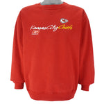 Reebok - NFL Kansas City Chiefs Embroidered Sweatshirt 1990s Medium Vintage Retro Football