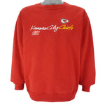 Reebok - NFL Kansas City Chiefs Embroidered Sweatshirt 1990s Medium