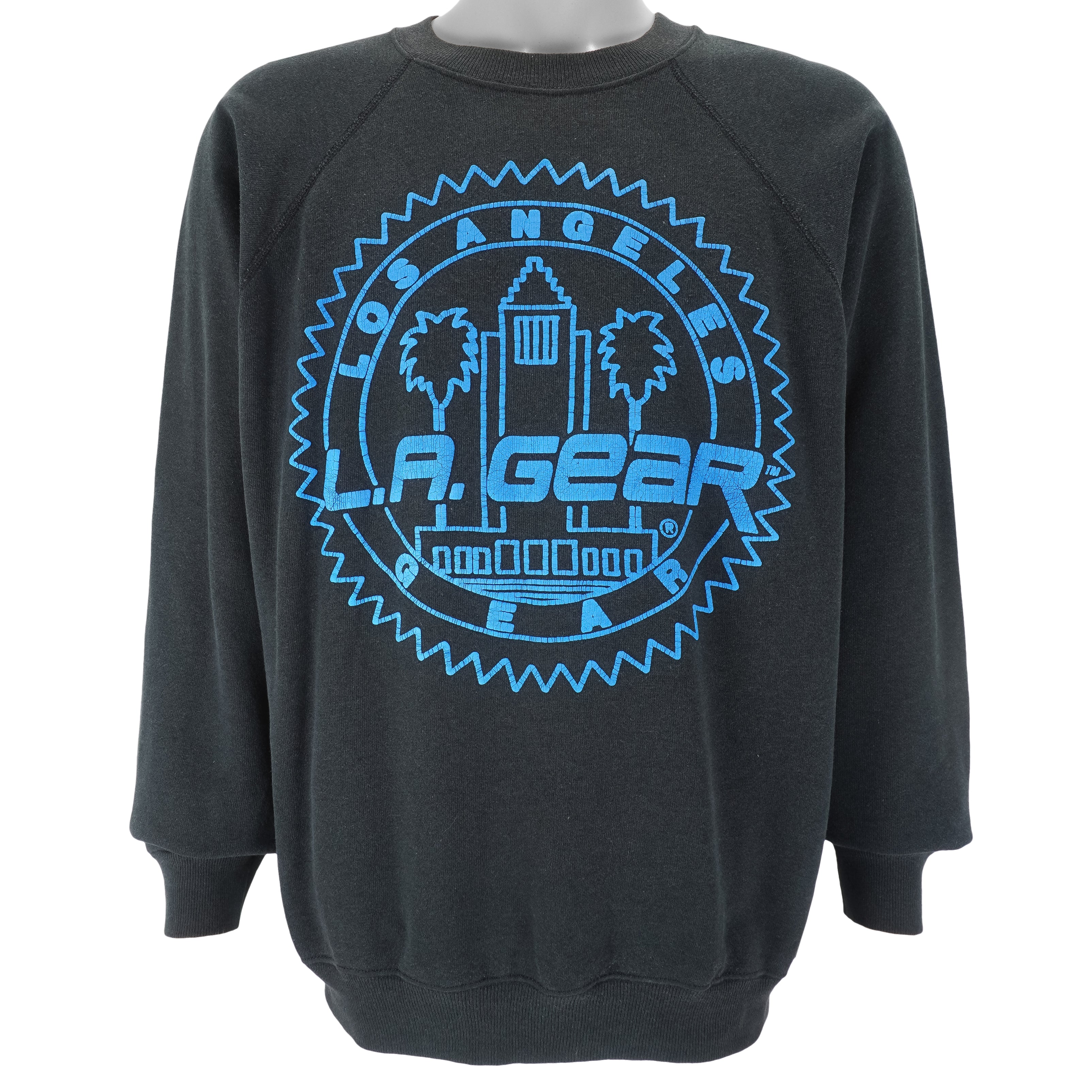 Vintage - Los Angeles Gear Crew Neck Sweatshirt 1990s X-Large Vintage Retro