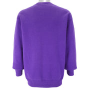 NFL - Minnesota Vikings Embroidered Sweatshirt 1990s Large Vintage Retro Football