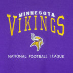 NFL - Minnesota Vikings Embroidered Sweatshirt 1990s Large Vintage Retro Football