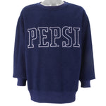 Vintage - Pepsi Embroidered Crew Neck Sweatshirt 1990s XX-Large Vintage Retro